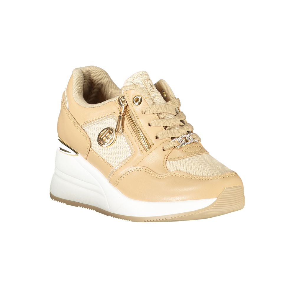 Laura Biagiotti Beige Polyester Women Sneaker - Image 2