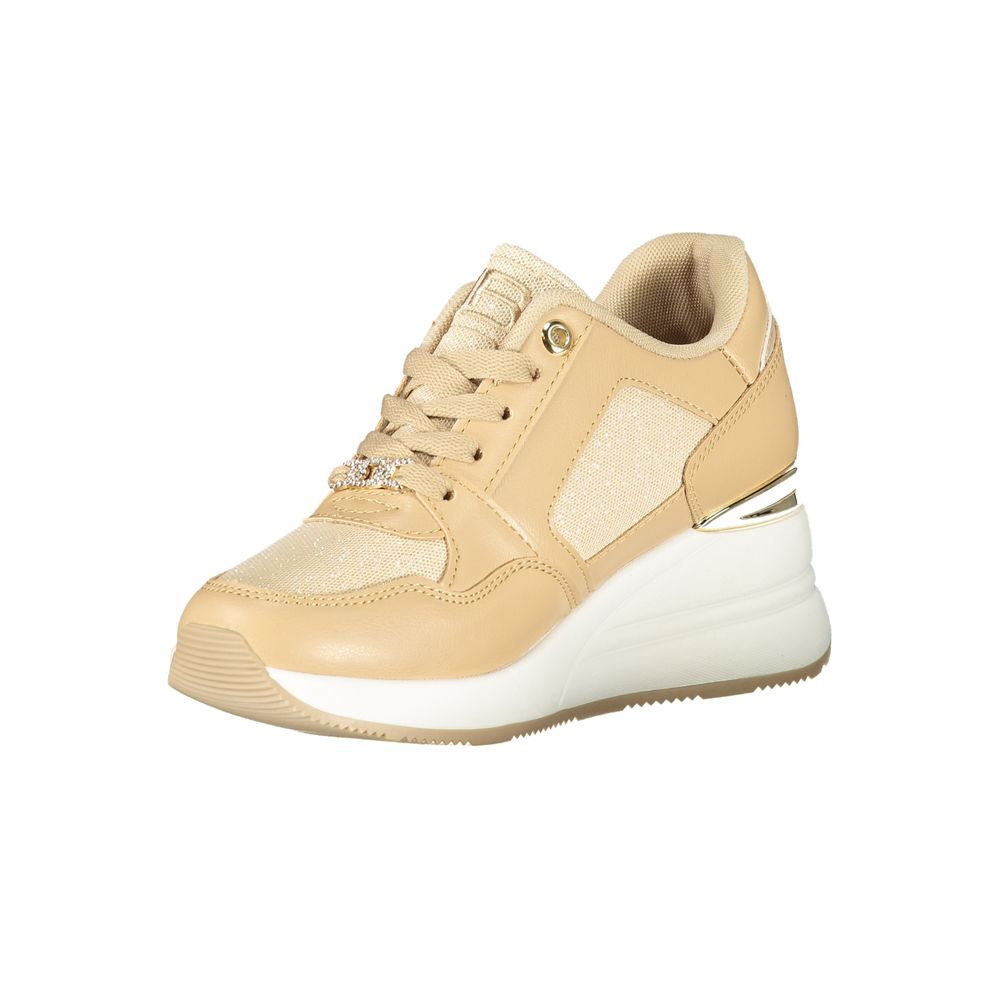 Laura Biagiotti Beige Polyester Women Sneaker - Image 3
