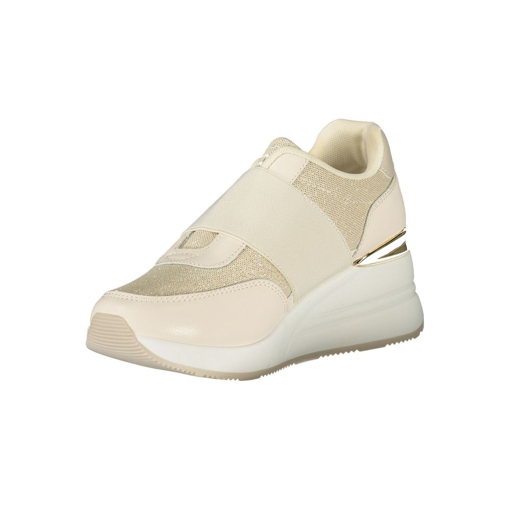 Laura Biagiotti Beige Polyurethane Women Sneaker - Image 3