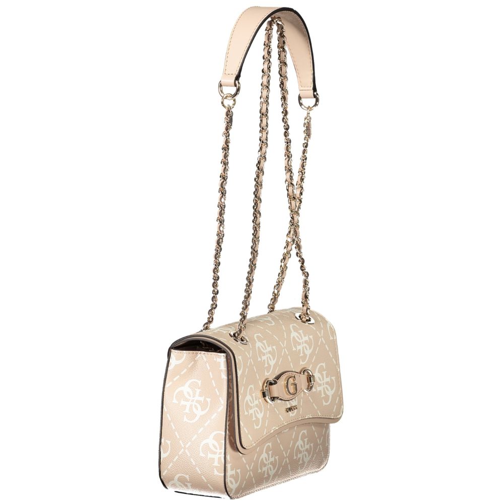 Guess Jeans Rosa Poliuretano Women Shoulder Bag - Image 3
