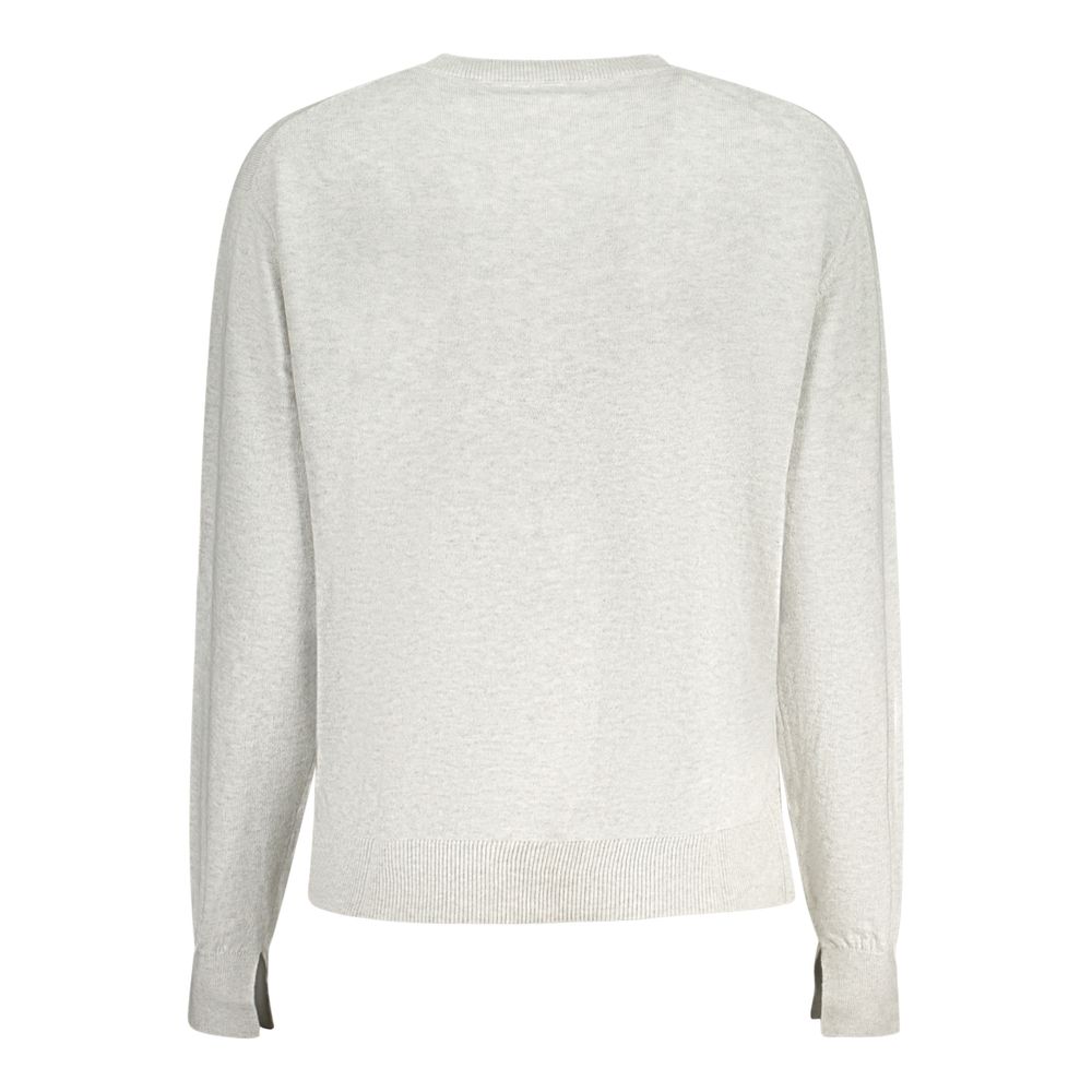 Pepe Jeans Gray Cotton Women Sweater - Image 2