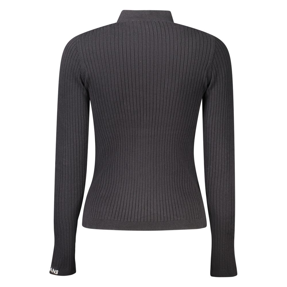 Pepe Jeans Black Cotton Women Sweater - Image 2