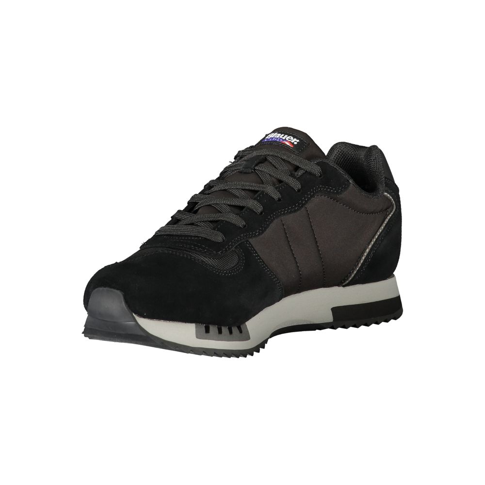 Blauer Black Leather Men Sneaker - Image 3