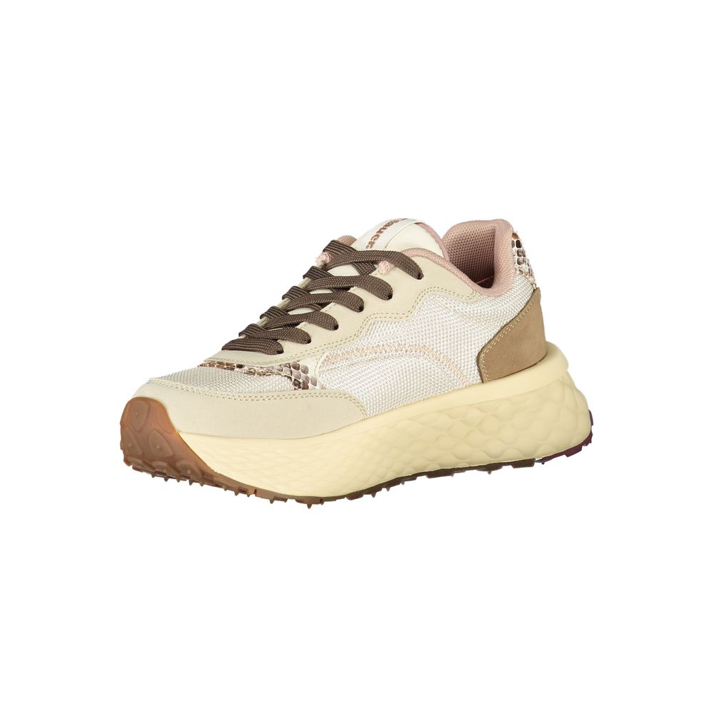 Blauer Beige Leather Women Sneaker - Image 3