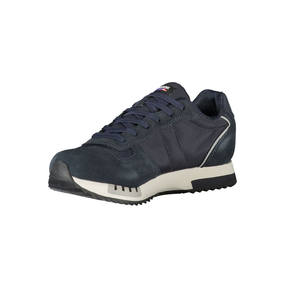 Blauer Blue Leather Men Sneaker - Image 3