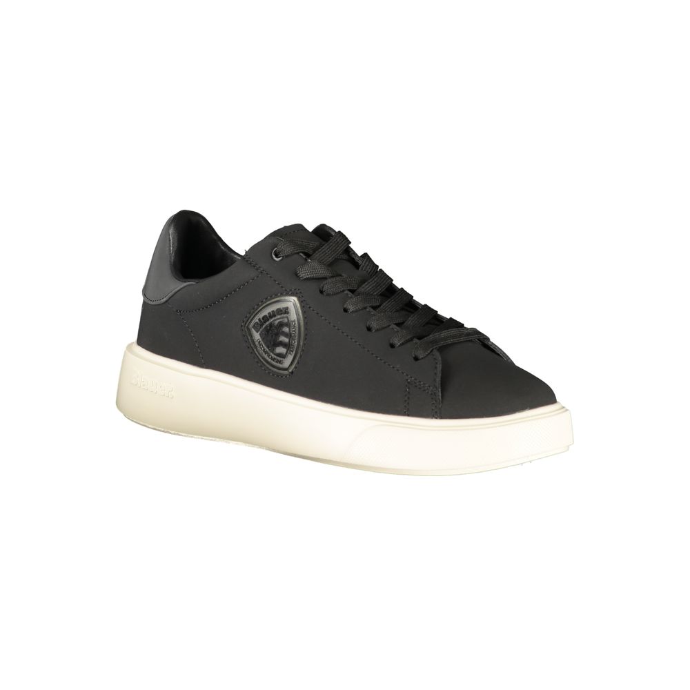 Blauer Black Leather Men Sneaker - Image 2