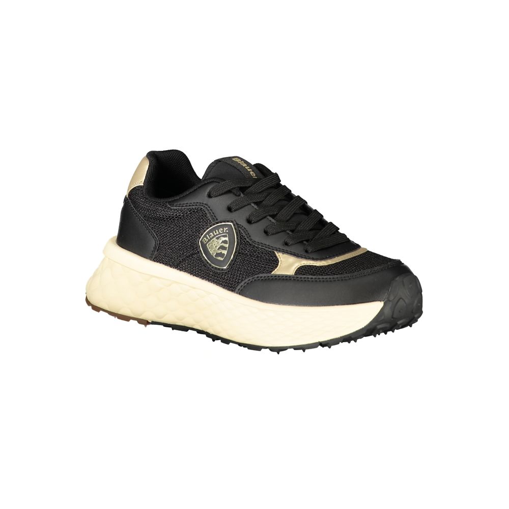 Blauer Black Leather Women Sneaker - Image 2