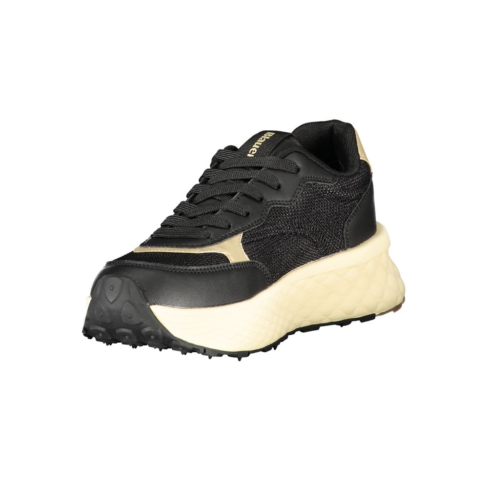 Blauer Black Leather Women Sneaker - Image 3