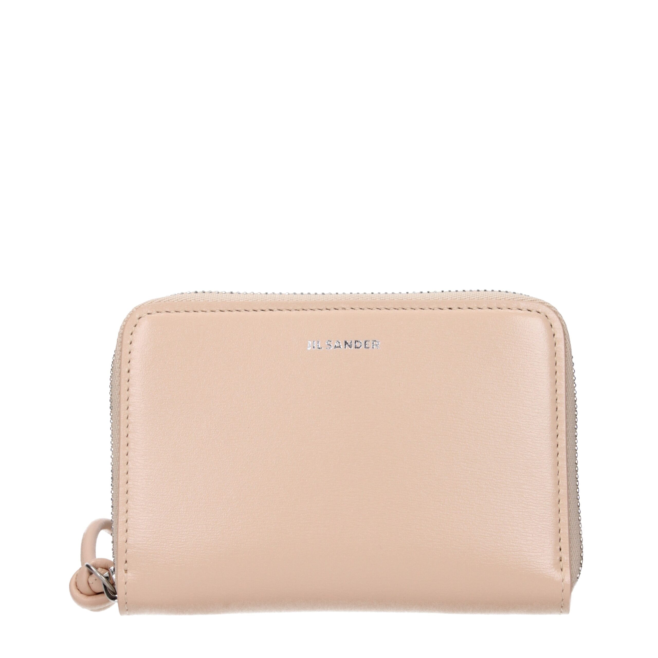 Jil Sander Pink Leather Wallet