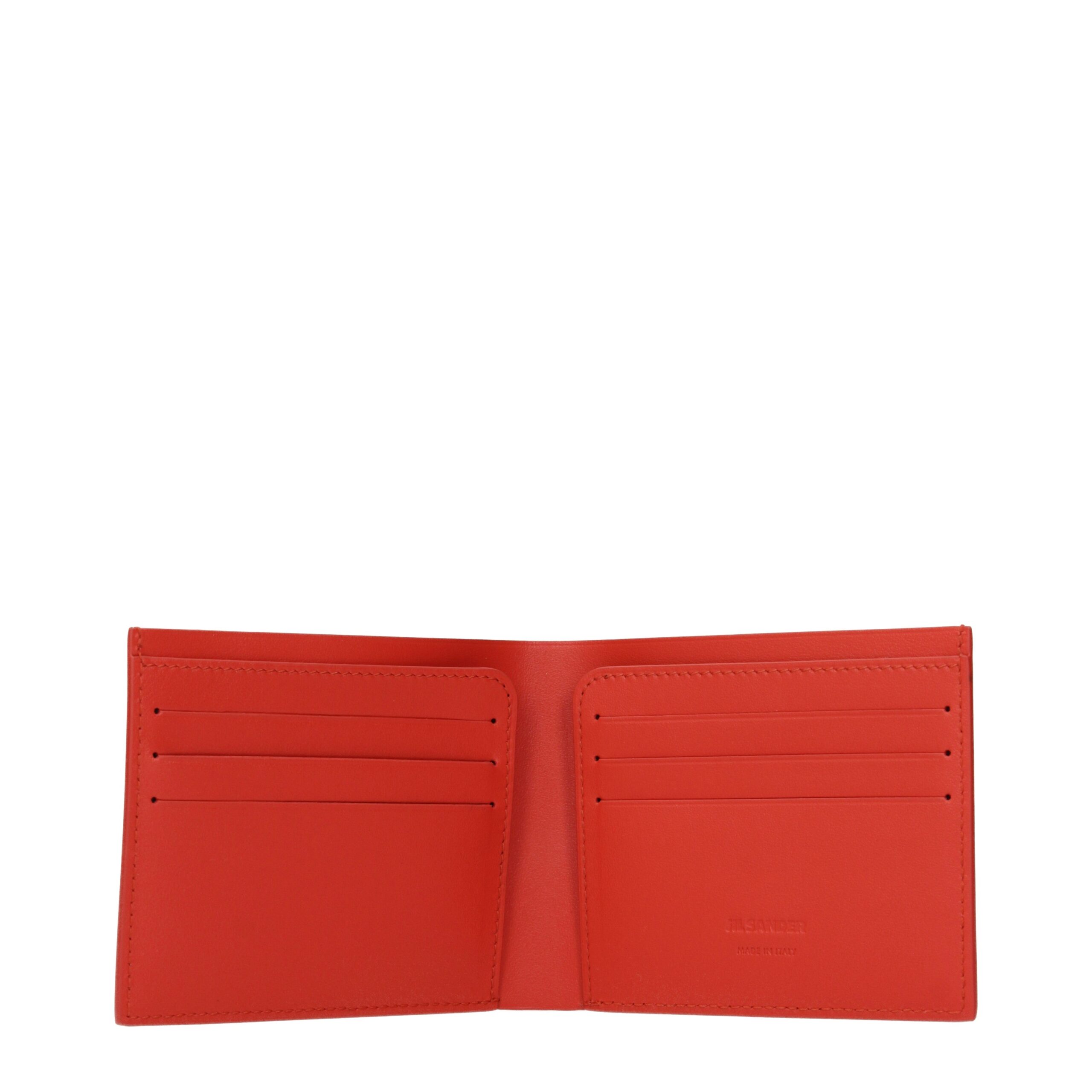 Jil Sander Red Leather Wallet - Image 2