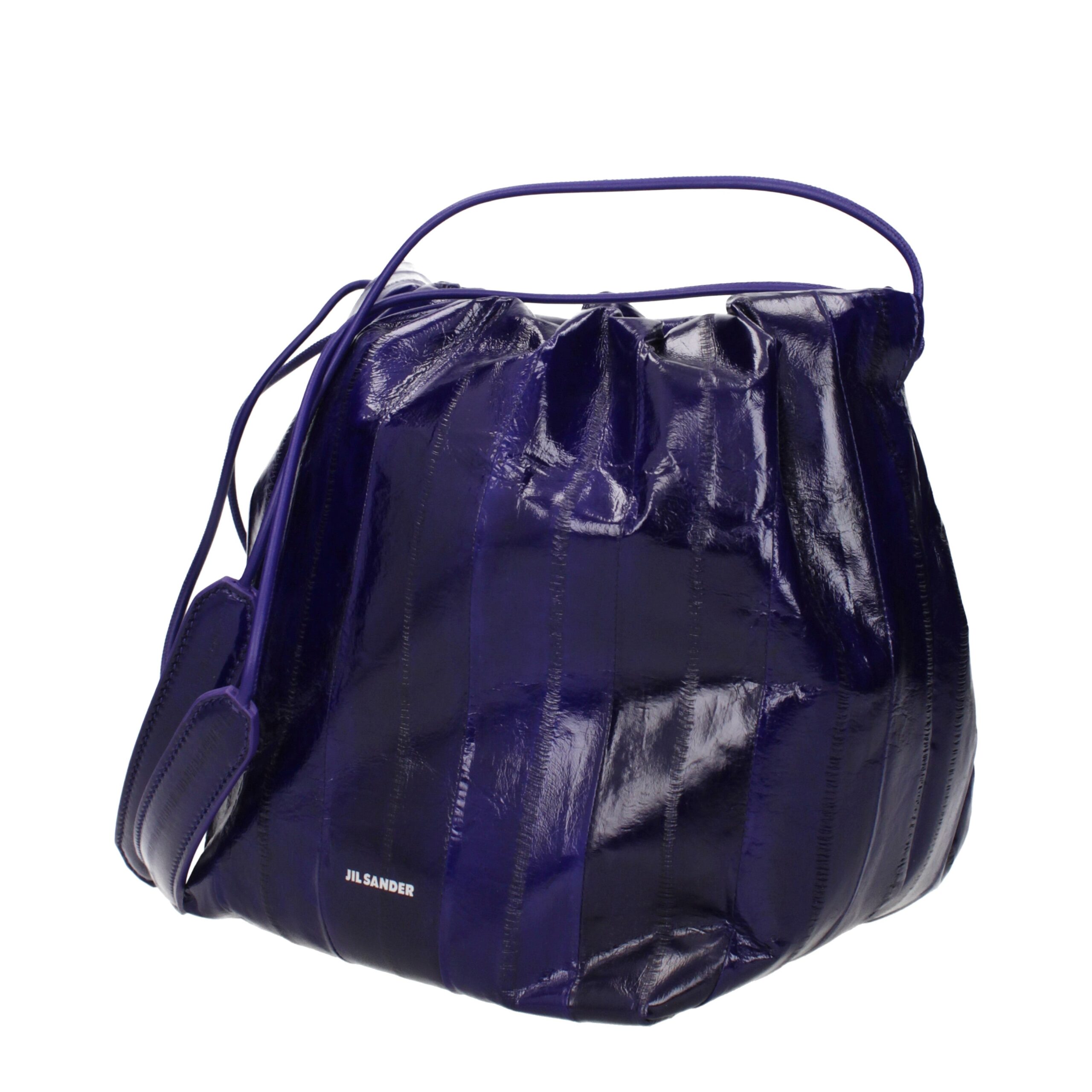 Jil Sander Purple Leather Shoulder Bag - Image 2