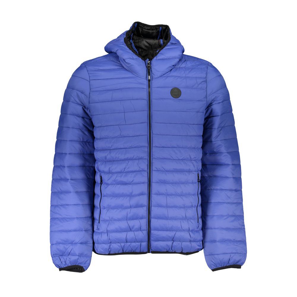 Gianmarco Venturi Blu Poliammide Men's Jacket