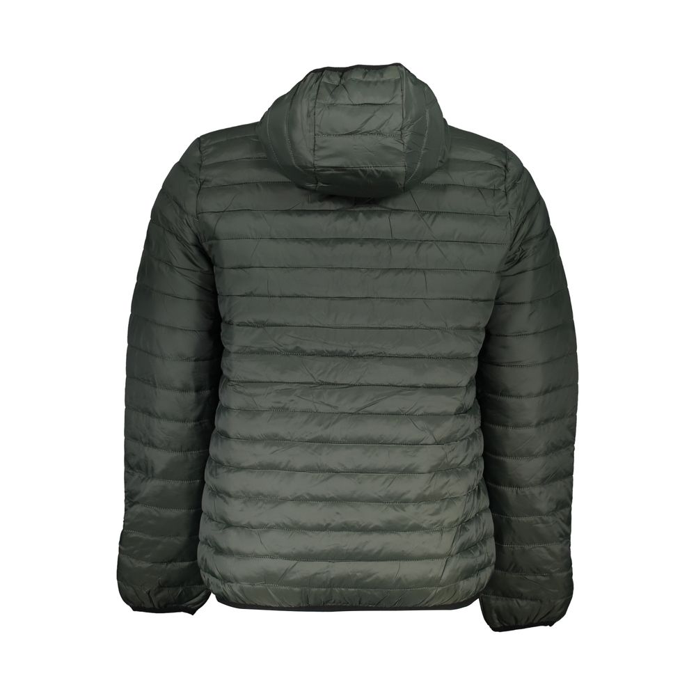 Gianmarco Venturi Green Polyamide Full-Length Jacket - Image 2