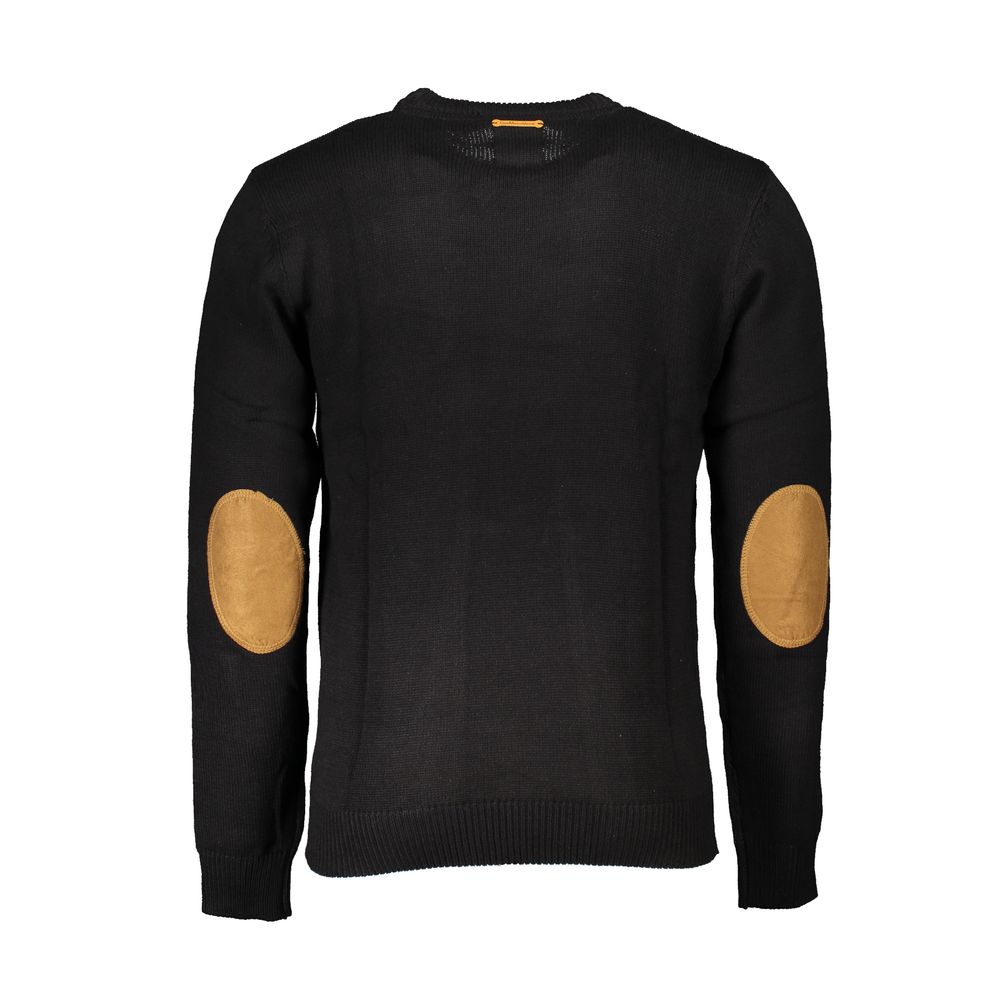 Gianmarco Venturi Black Cotton Men's Sweater - Image 2