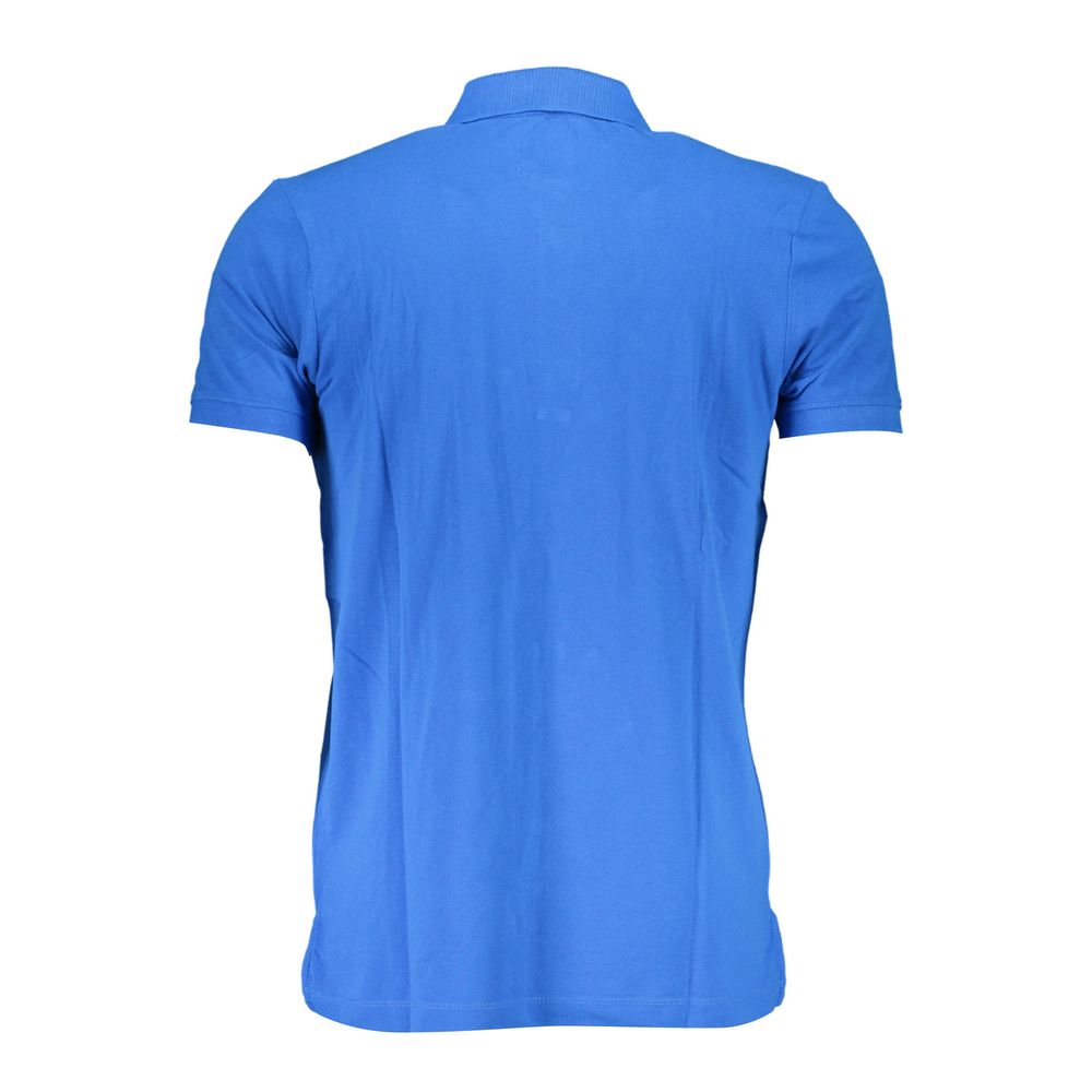 Gianmarco Venturi Blue Cotton Men Polo - Image 2