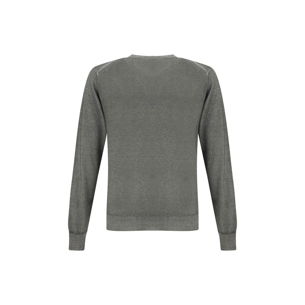 Cruciani Gray Cashmere Cashmere Sweater - Image 2