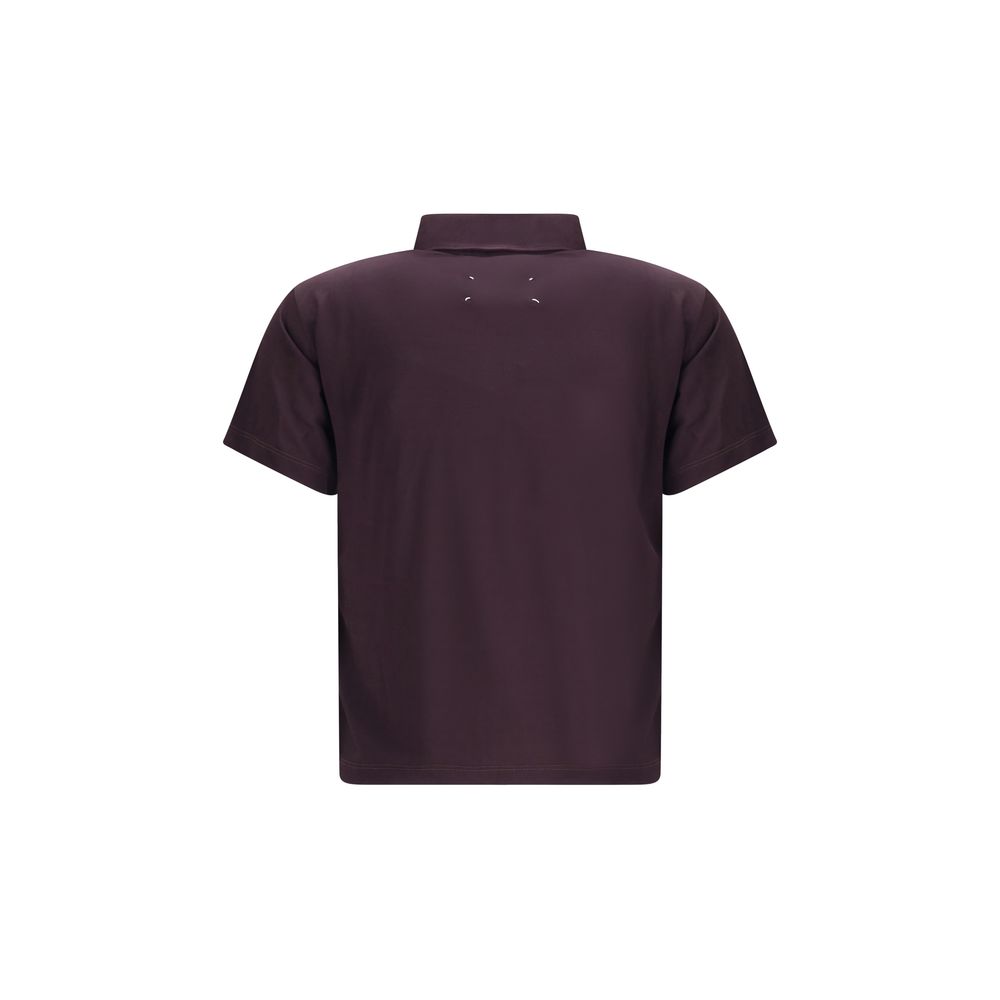 Margiela Purple Viscose Polo Shirt - Image 2