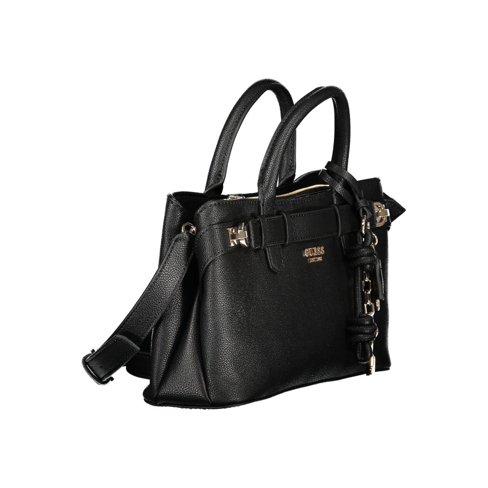 Guess Jeans Nero Poliuretano Women Handbag - Image 3