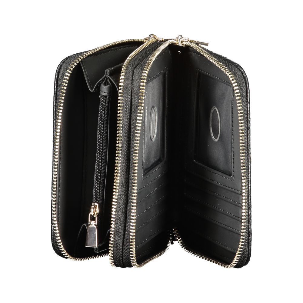 Guess Jeans Black Polyurethane Women's Wallet - Image 3