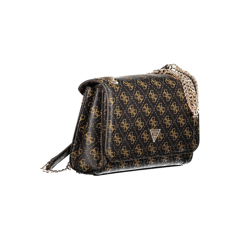 Guess Jeans Marrone Poliuretano Women Handbag - Image 3