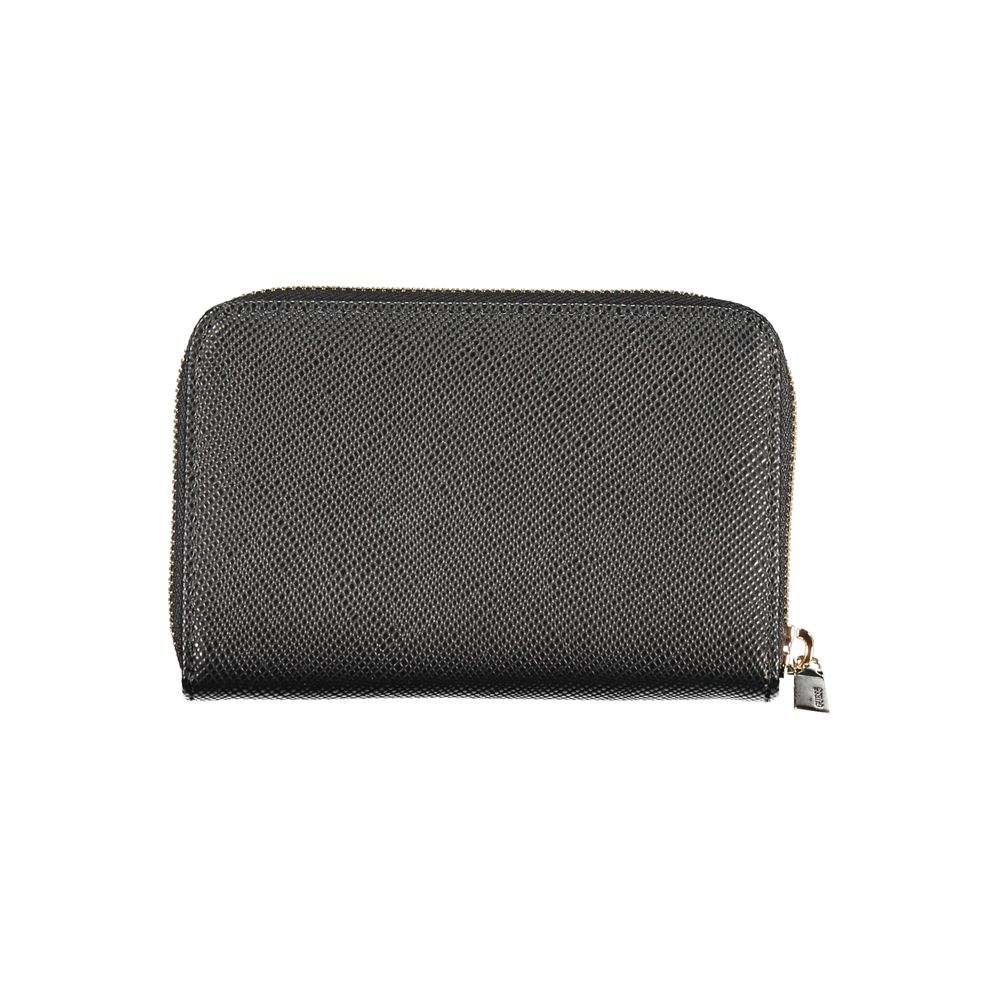 Guess Jeans Nero Poliuretano Women Wallet - Image 2