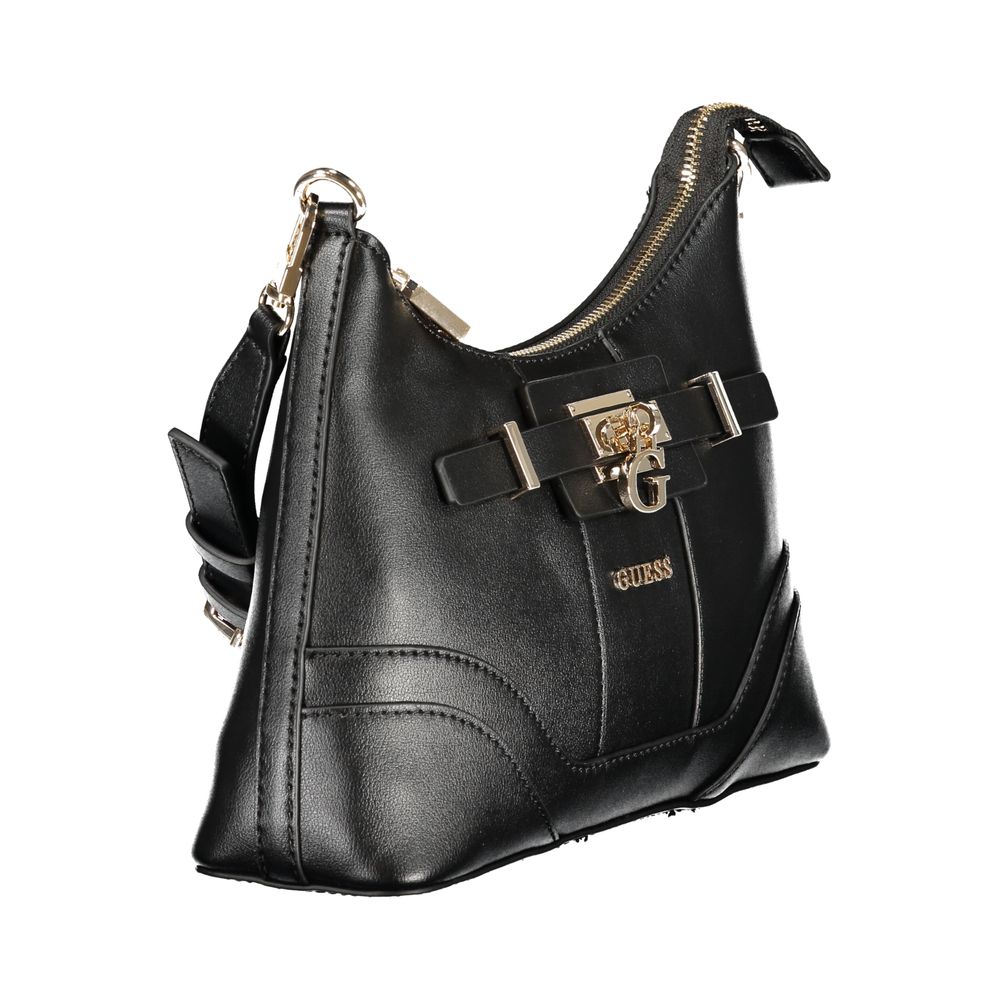 Guess Jeans Black Polyurethane Women Handbag - Image 3