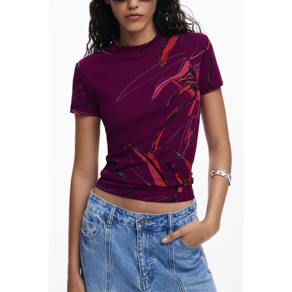 Desigual Viola Viscose Women's T-Shirt - Image 3