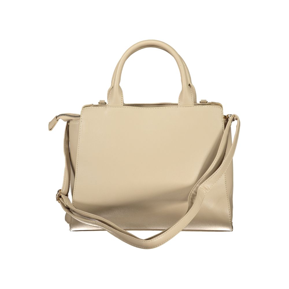 Laura Biagiotti Beige PVC Women Handbag - Image 2