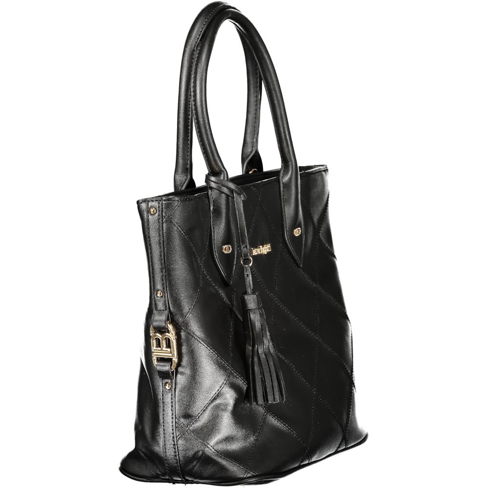 Laura Biagiotti Black PVC Women Handbag - Image 3