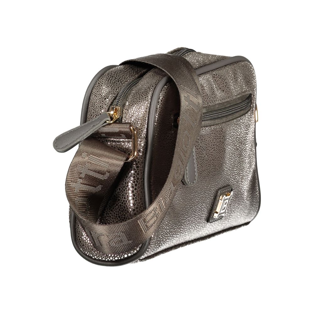 Laura Biagiotti Gray Polyester Women Handbag - Image 3