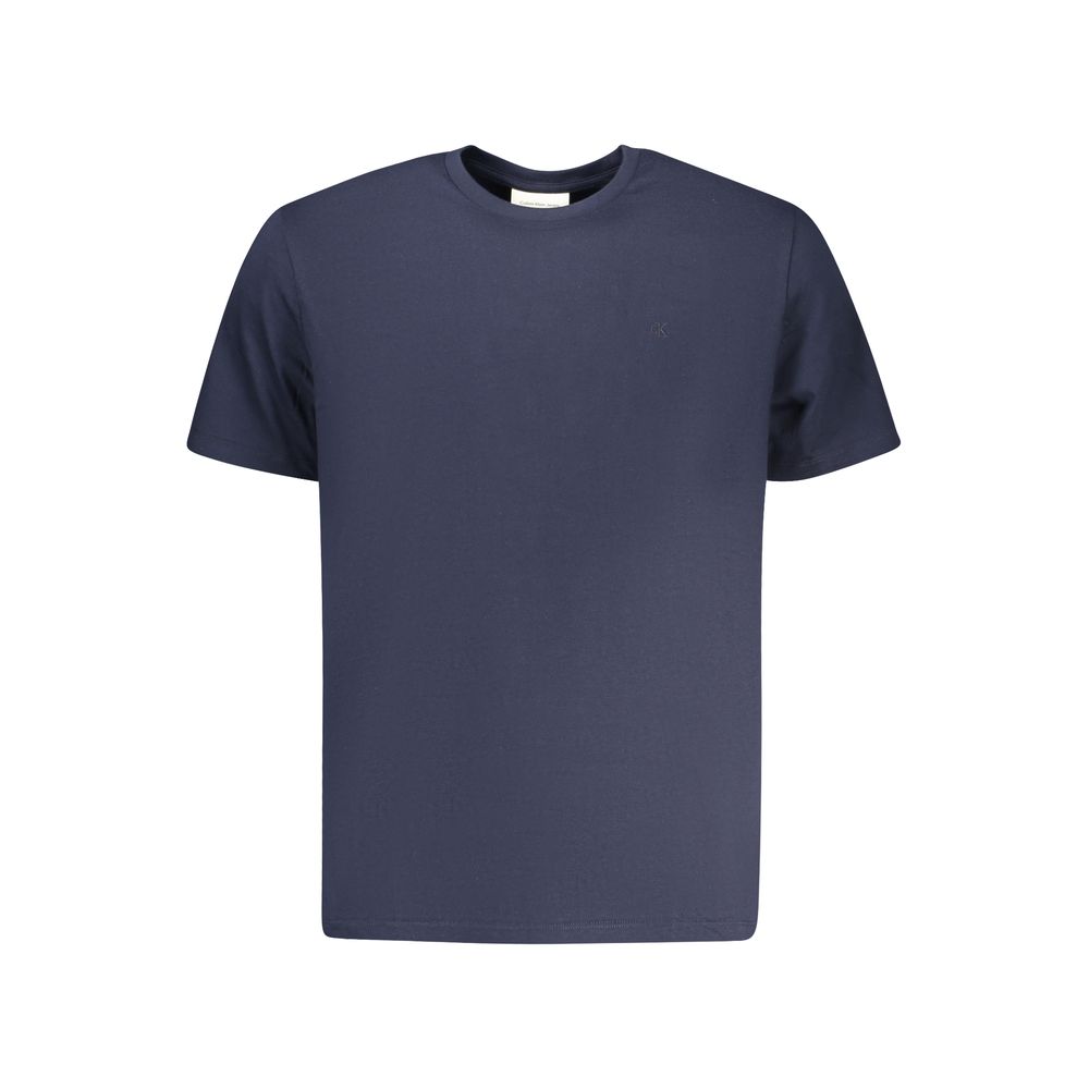 Calvin Klein Blue Cotton Men T-Shirt