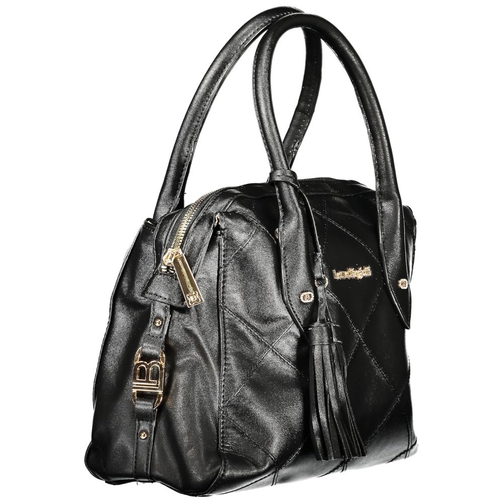 Laura Biagiotti Black PVC Women Handbag - Image 3