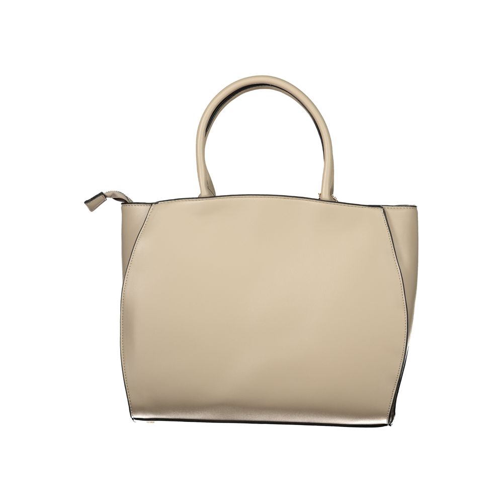 Laura Biagiotti Beige PVC Women Handbag - Image 2