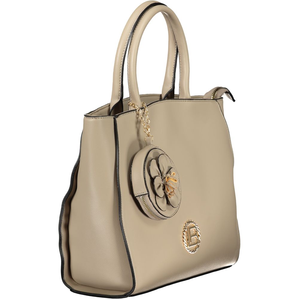 Laura Biagiotti Beige PVC Women Handbag - Image 3