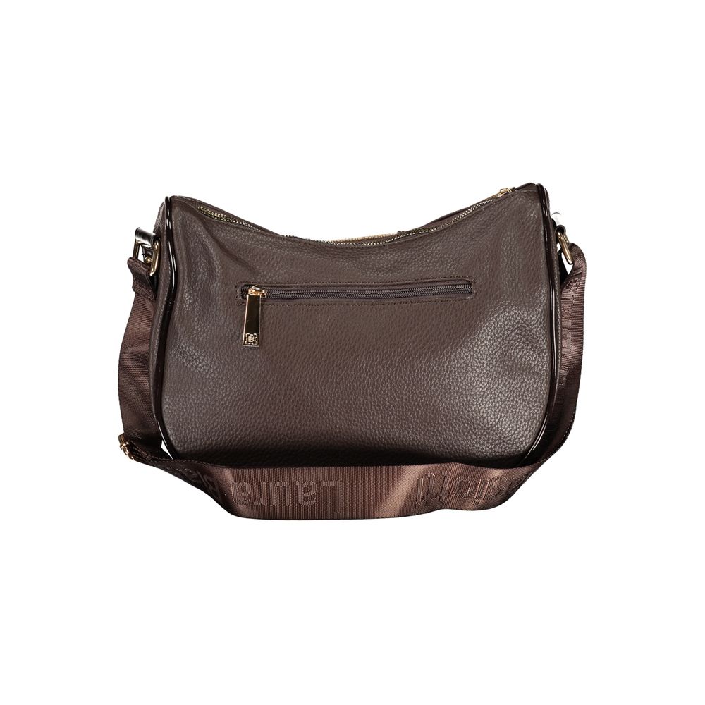 Laura Biagiotti Brown PVC Women Handbag - Image 2