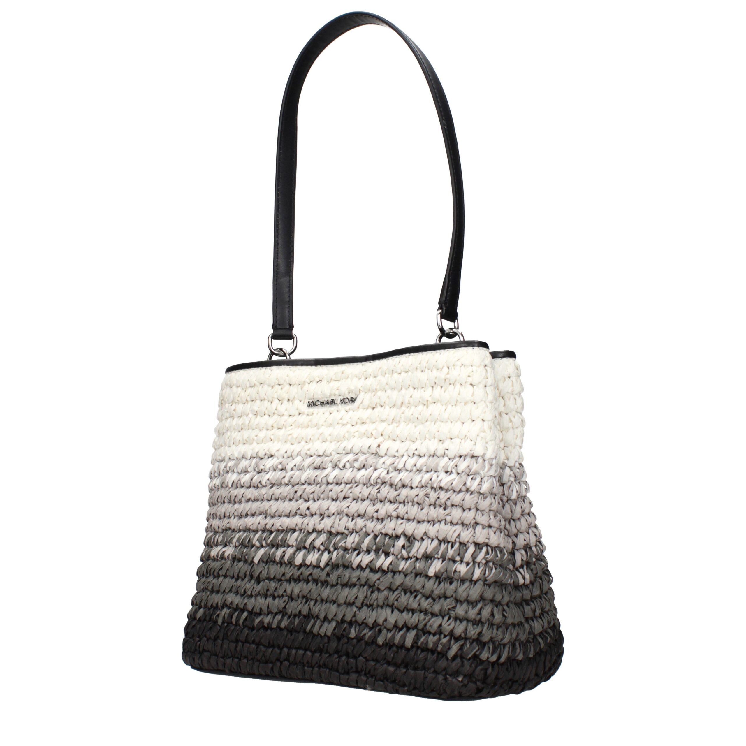 Michael Kors Black Raffia Shoulder Bag - Image 2