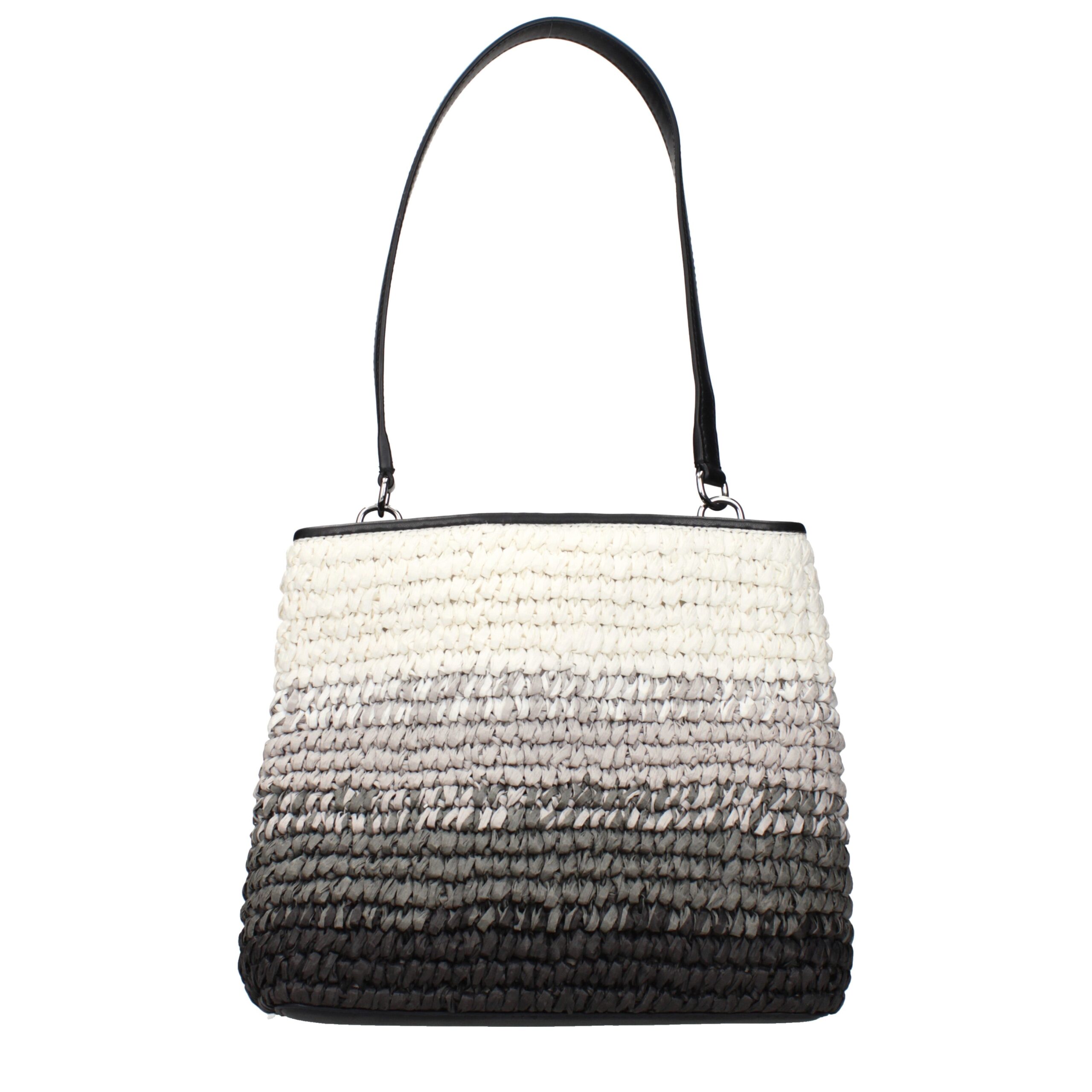 Michael Kors Black Raffia Shoulder Bag - Image 3