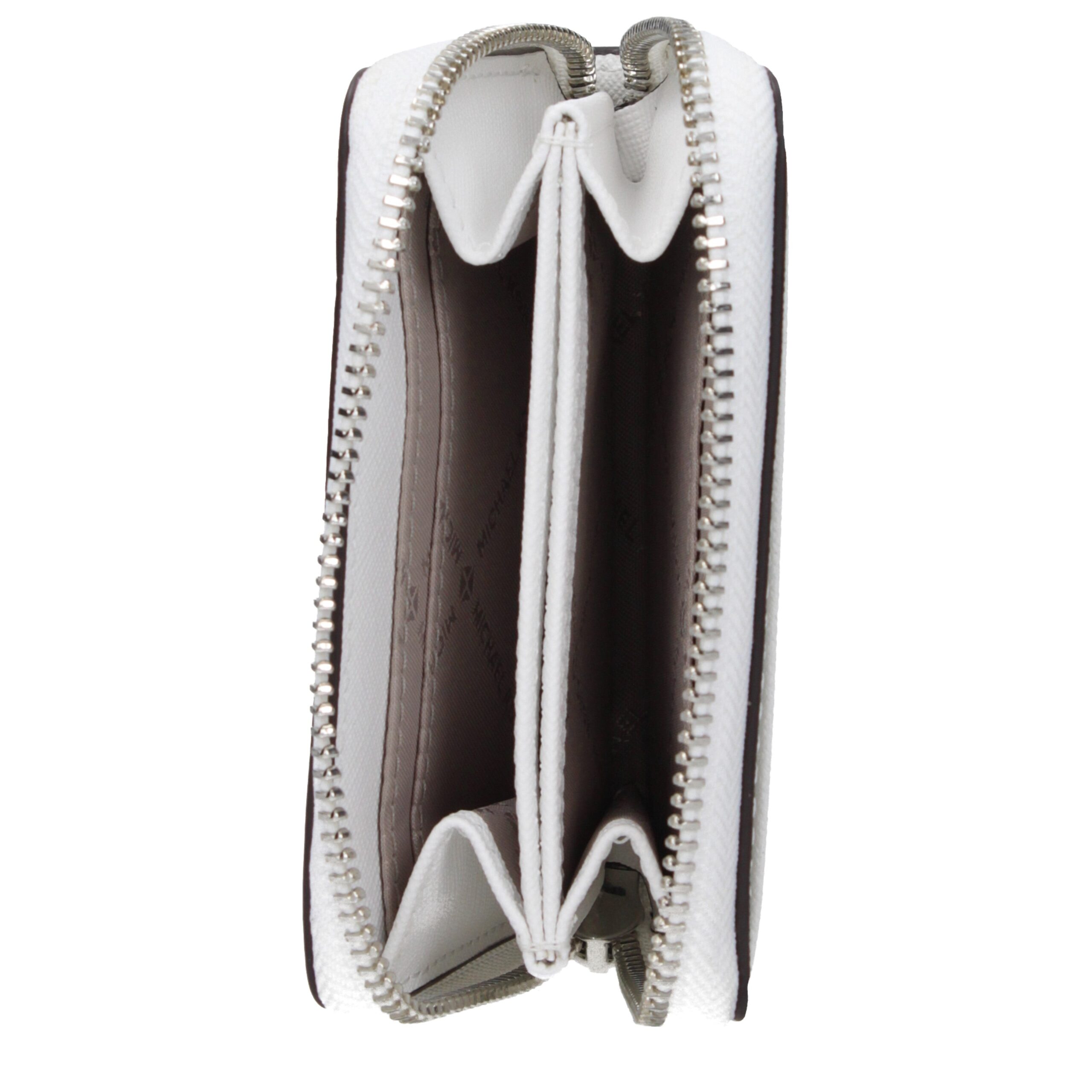 Michael Kors White Leather Cardholder - Image 3