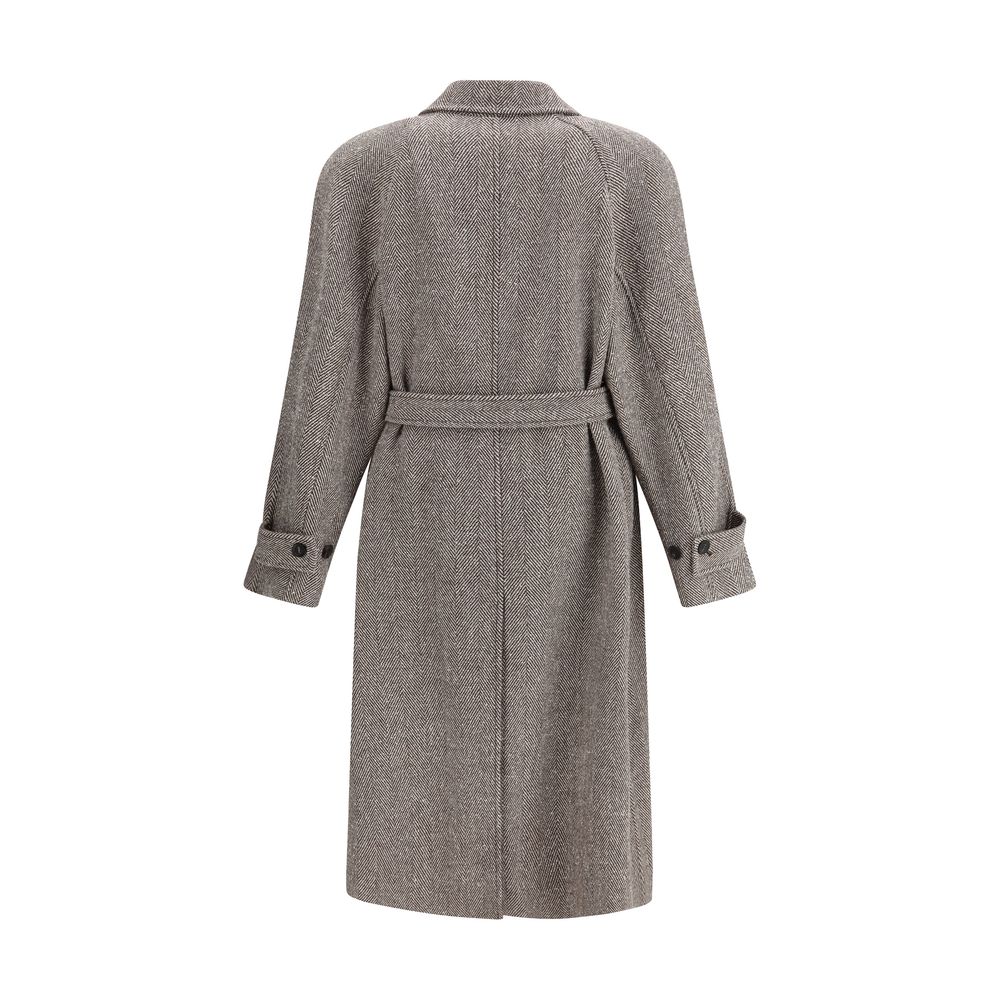 Ferragamo Beige Wool Coat - Image 2