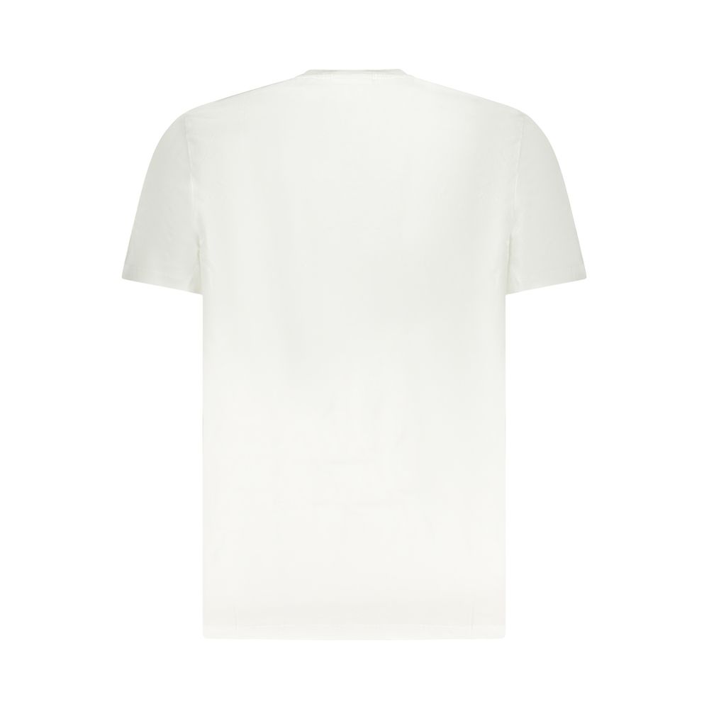 Calvin Klein White Cotton Men T-Shirt - Image 2