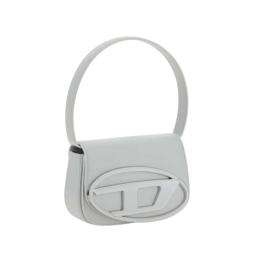 Diesel White Calf Leather Bos Taurus Shoulder Bag - Image 2