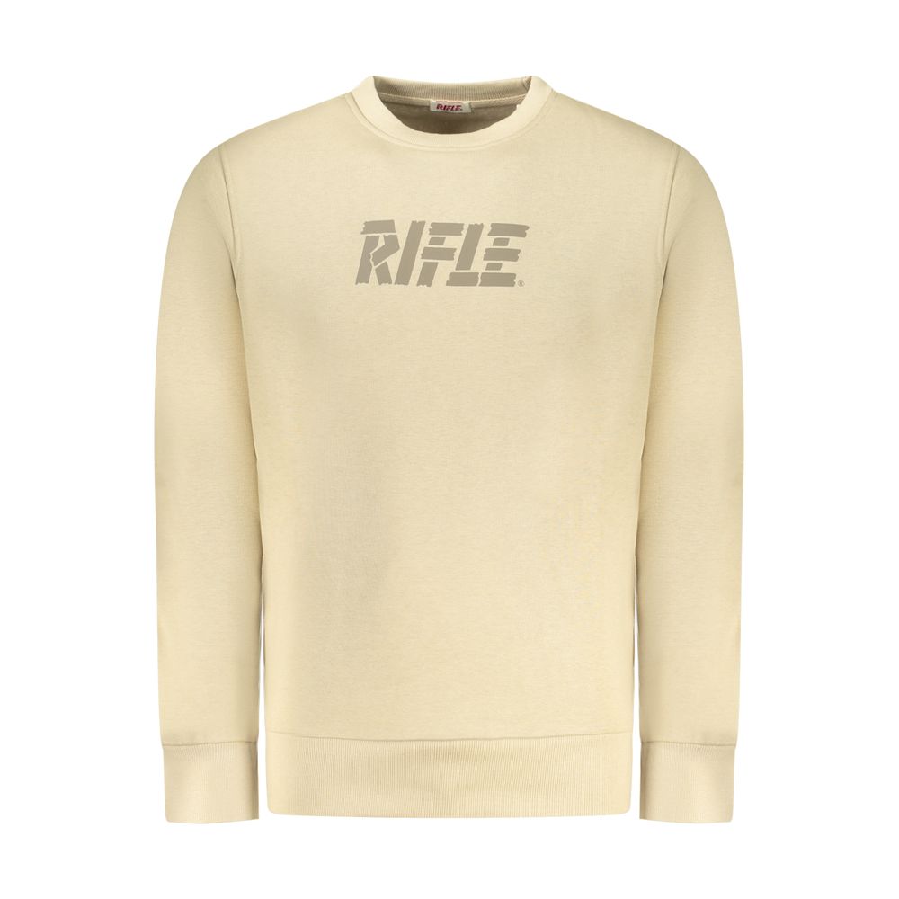 Rifle Beige Cotton Men Sweater