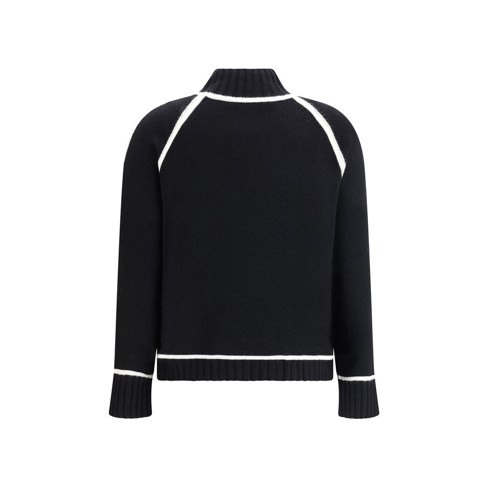Max Mara Black Wool Turtleneck - Image 2
