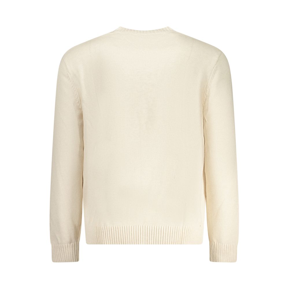 Tommy Hilfiger Beige Cotton Men Sweater - Image 2