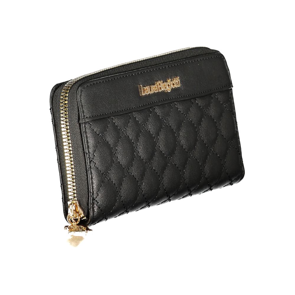 Laura Biagiotti Black Polyethylene Women Wallet - Image 3