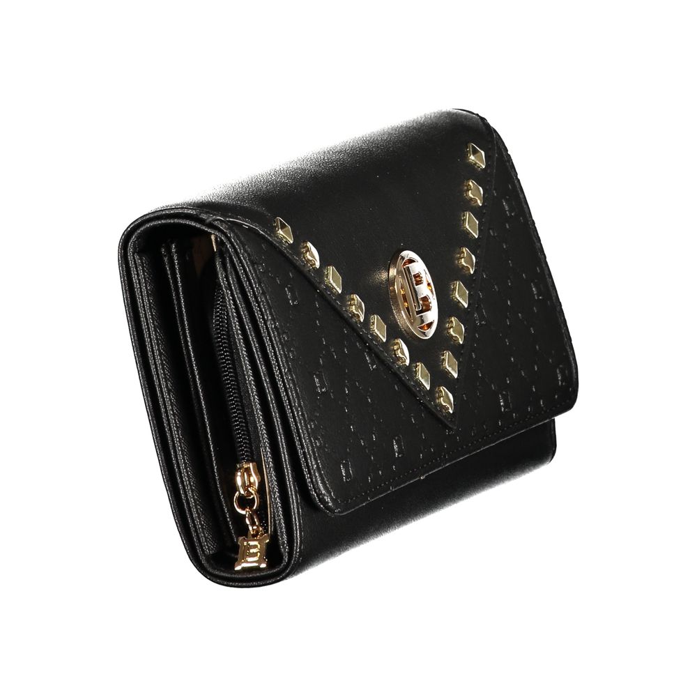 Laura Biagiotti Black Polyurethane Women Wallet - Image 3