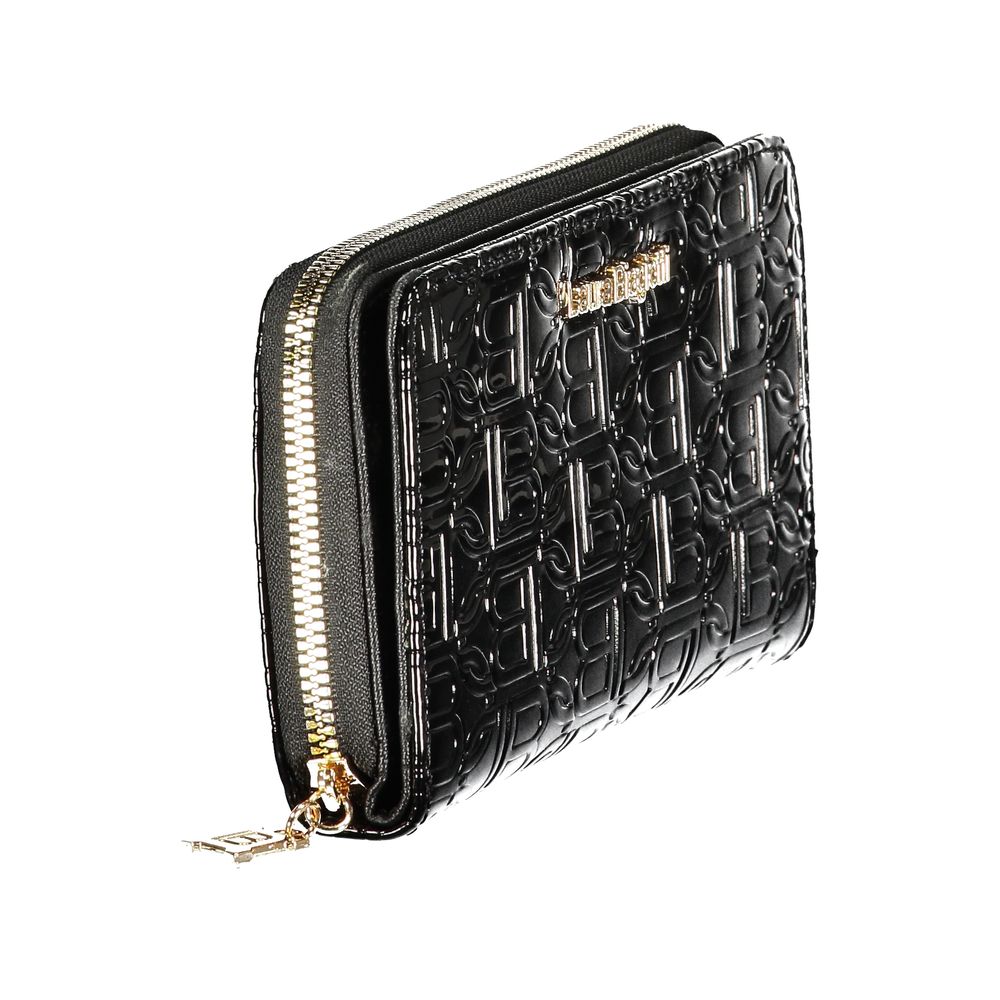 Laura Biagiotti Nero Poliuretano Women Wallet - Image 3