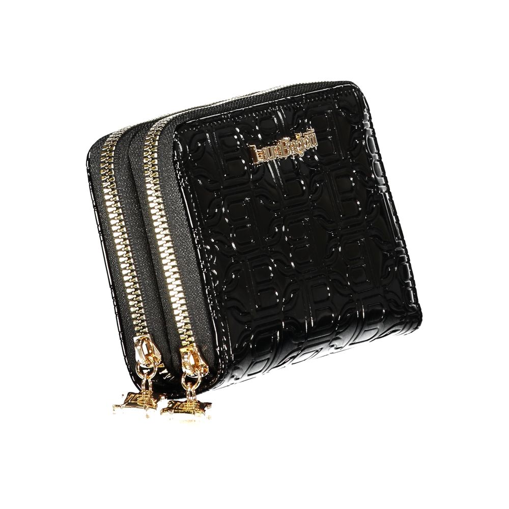 Laura Biagiotti Black Polyethylene Women Wallet - Image 3