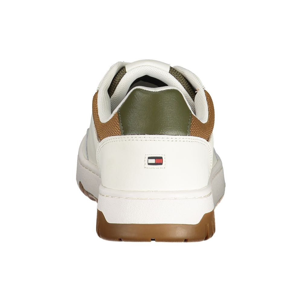 Tommy Hilfiger White Leather Men Sneaker - Image 2