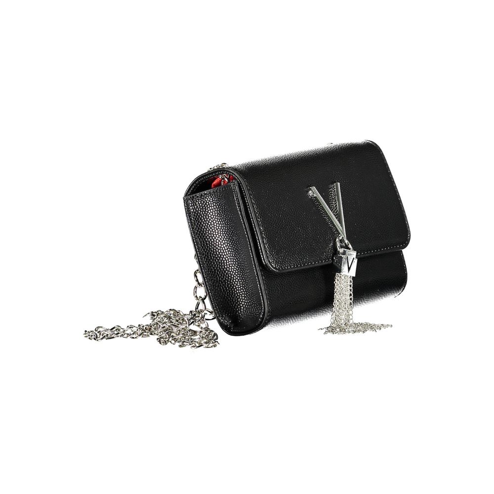 Mario Valentino Black Polyurethane Women's Shoulder Bag - Image 3